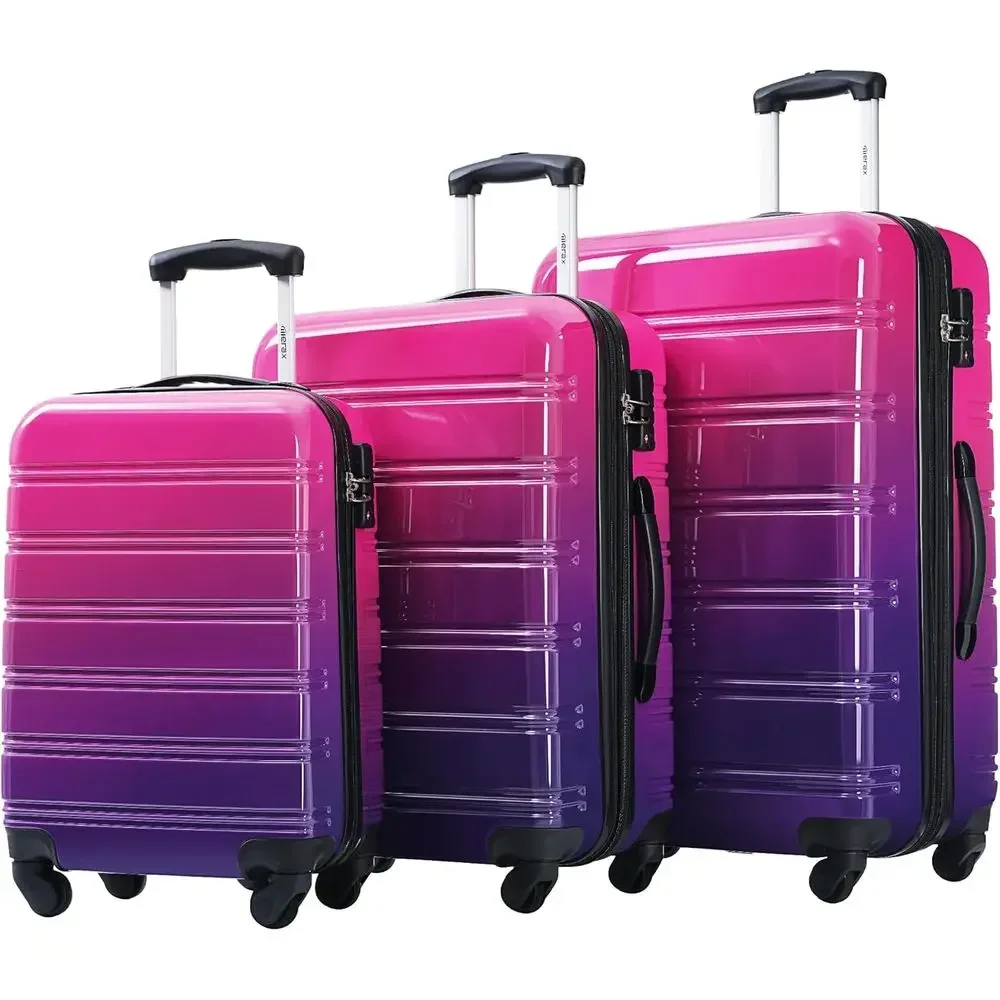 Expandable Hard Shell Luggage Set - Juego de maletas rígidas de 3