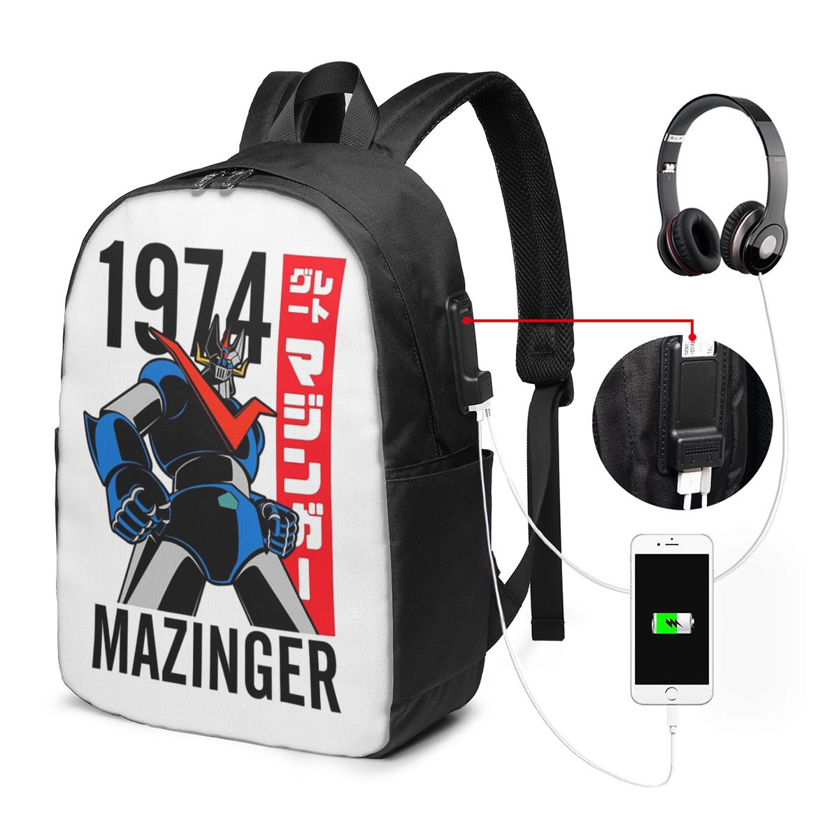 Backpacks - Mochila de Anime y Manga Mazinger