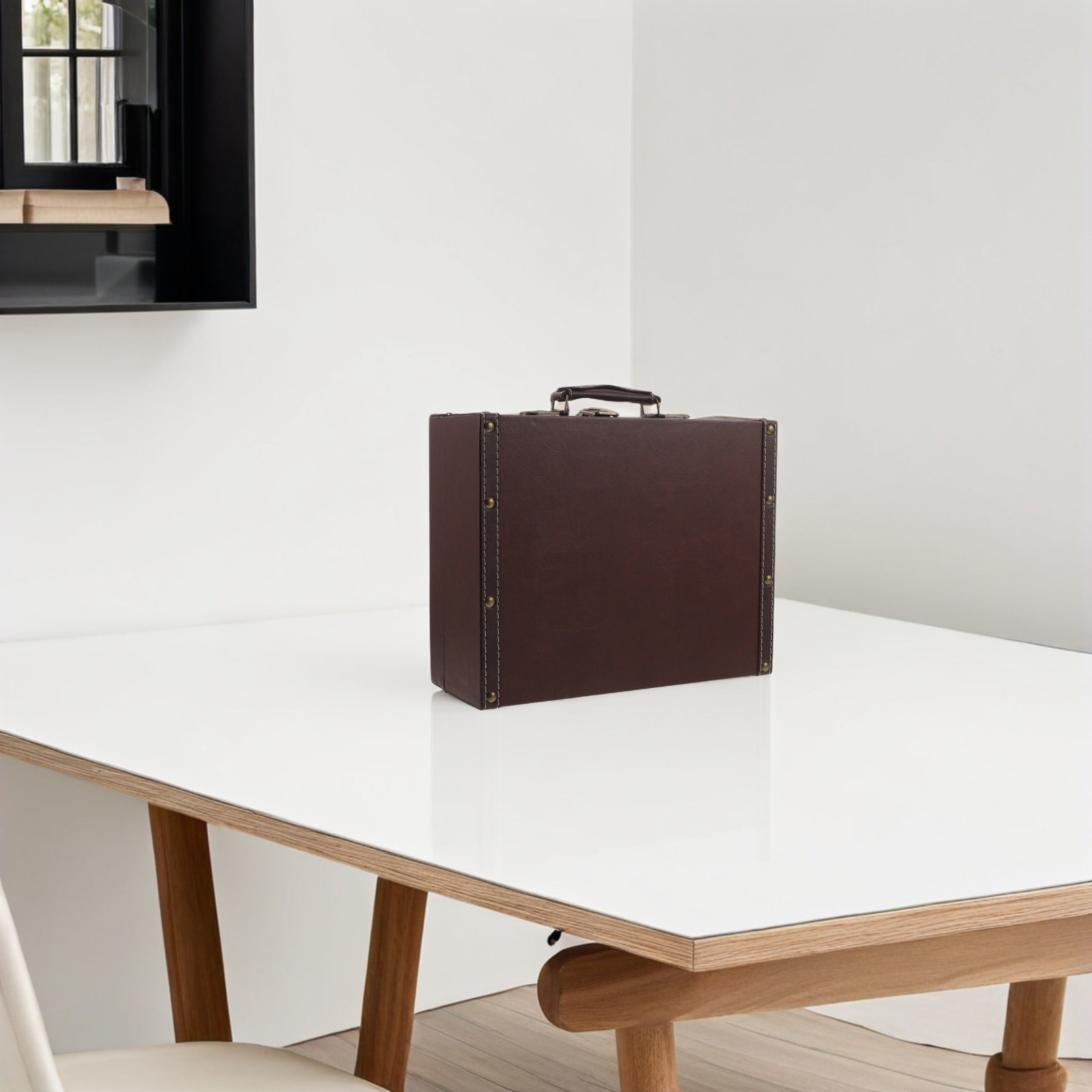 Caja de almacenamiento de made - Retro Vintage Trunk Suitcase reseña y precio