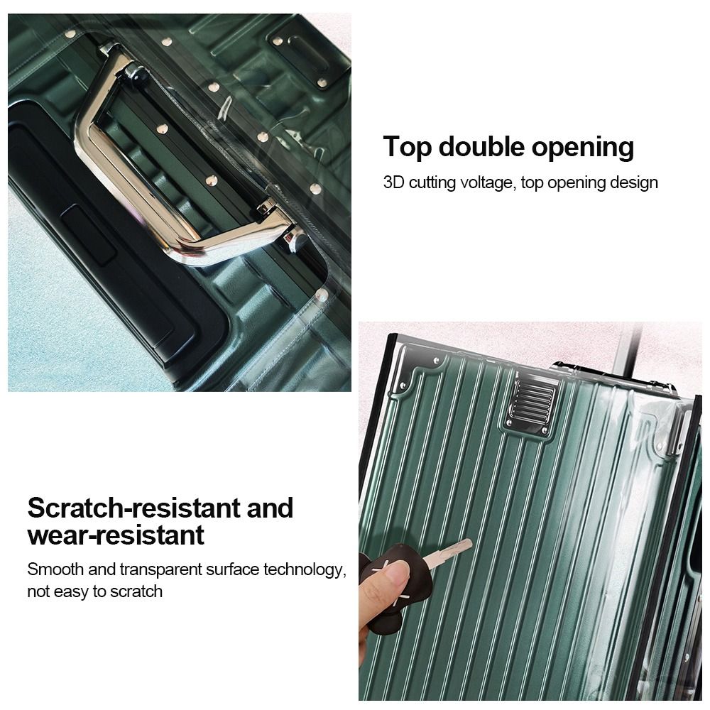 Funda Protectora para Equipaje - Luggage Protective Cover Transparent reseña y precio
