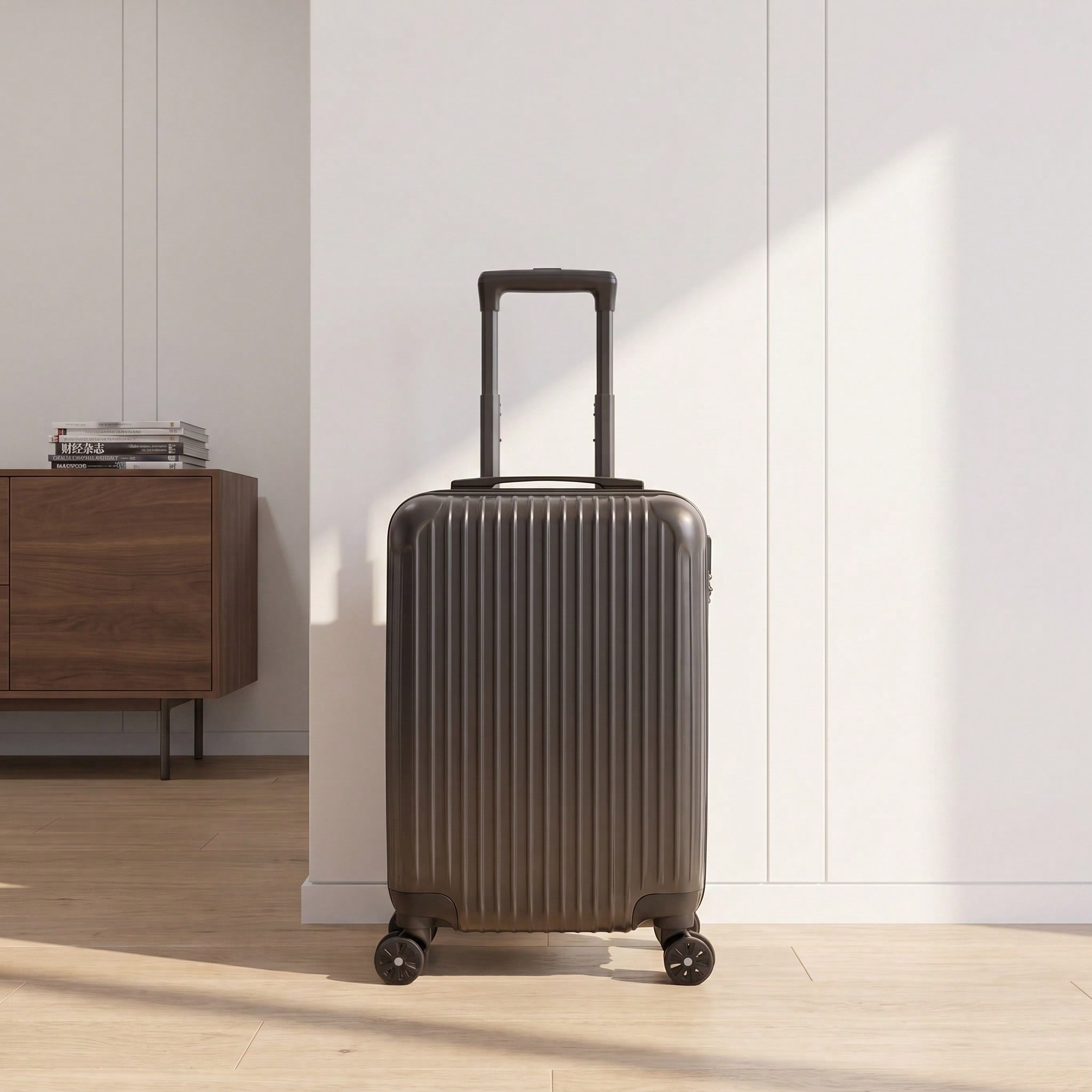 Maleta de viaje con carcasa rí - Spinner Wheel Rolling Suitcase 20 Inch reseña y precio