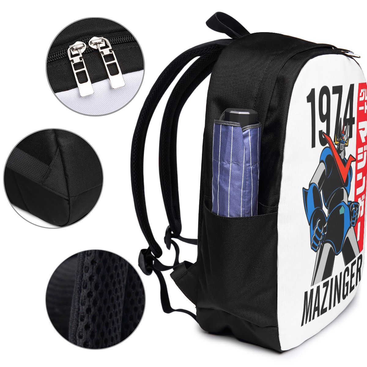 Mochila de Anime y Manga Mazin - Backpacks reseña y precio