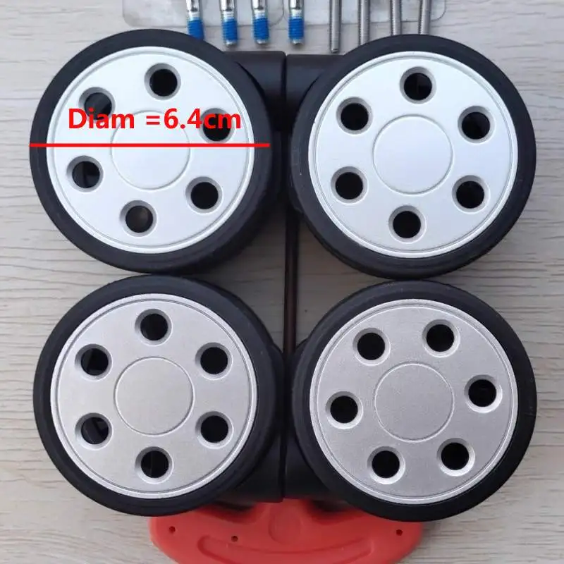 Adecuado para la sustitución d - Silent Replacement Luggage Wheels reseña y precio