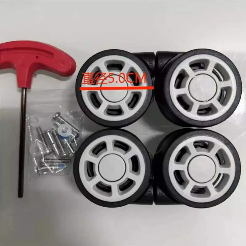 Adecuado para la sustitución d - Silent Replacement Luggage Wheels reseña y precio