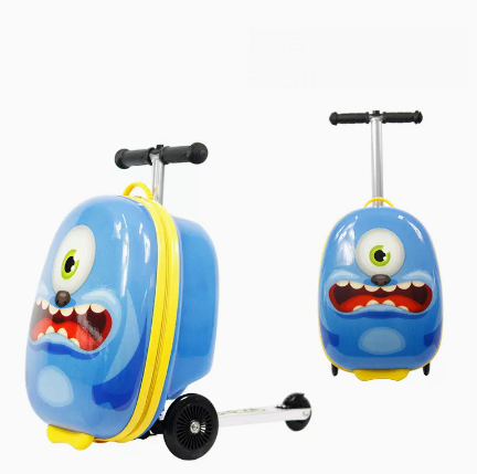 Maleta de scooter para niños,  - Kids Ride On Suitcase Scooter reseña y precio