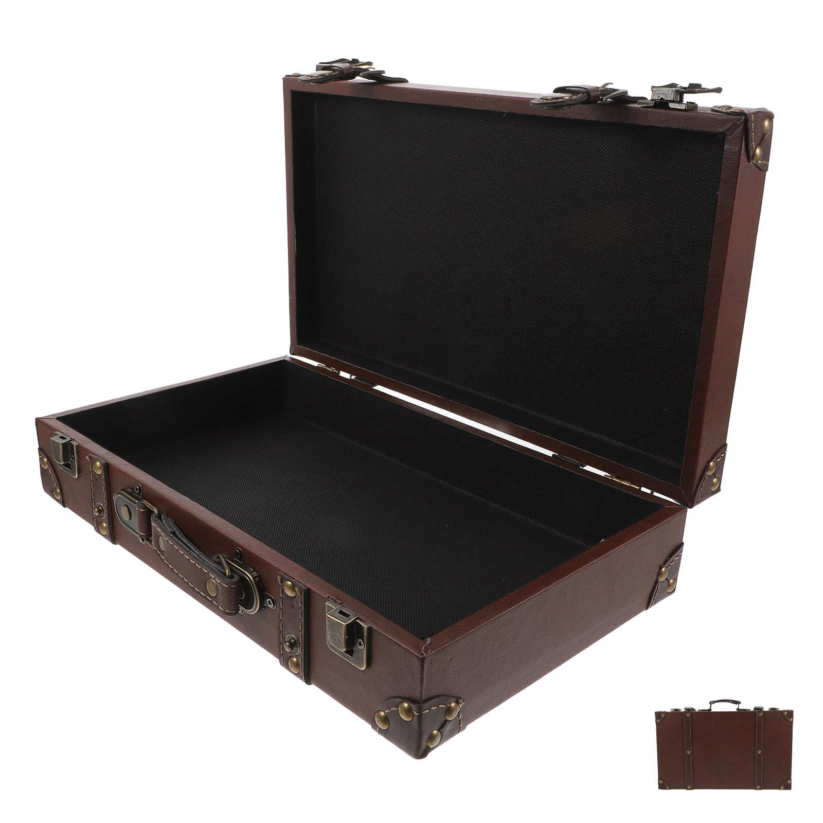 Maleta de Estilo Británico Vin - Retro Vintage Trunk Suitcase reseña y precio