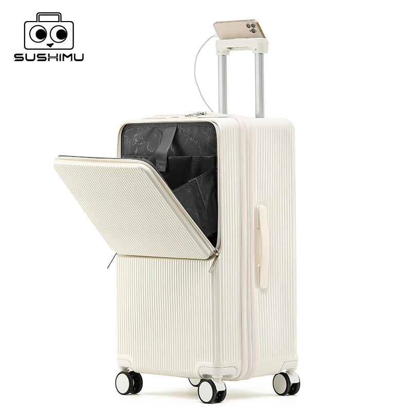Maleta sushimu con asa ancha,  - Aluminum Frame Carry On Luggage reseña y precio