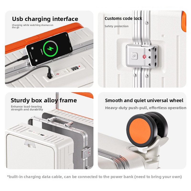Maleta de viaje con ruedas y a - Spinner Wheel Rolling Suitcase 20 Inch reseña y precio